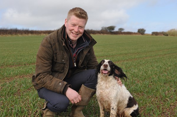 Tom Rees with Pip 1